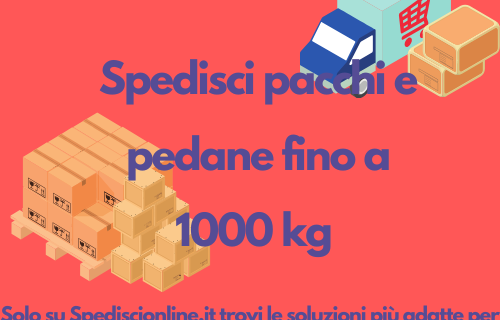 Spedire pacchi voluminosi