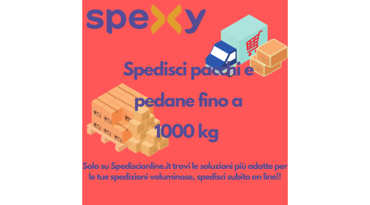 Spedire pacchi voluminosi